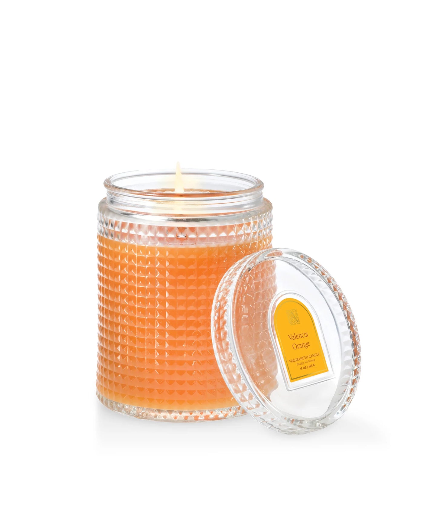 Aromatique: Textured Glass Candle with Lid 15 oz – Oak Ridge Floral Company Llc, Oak Ridge TN