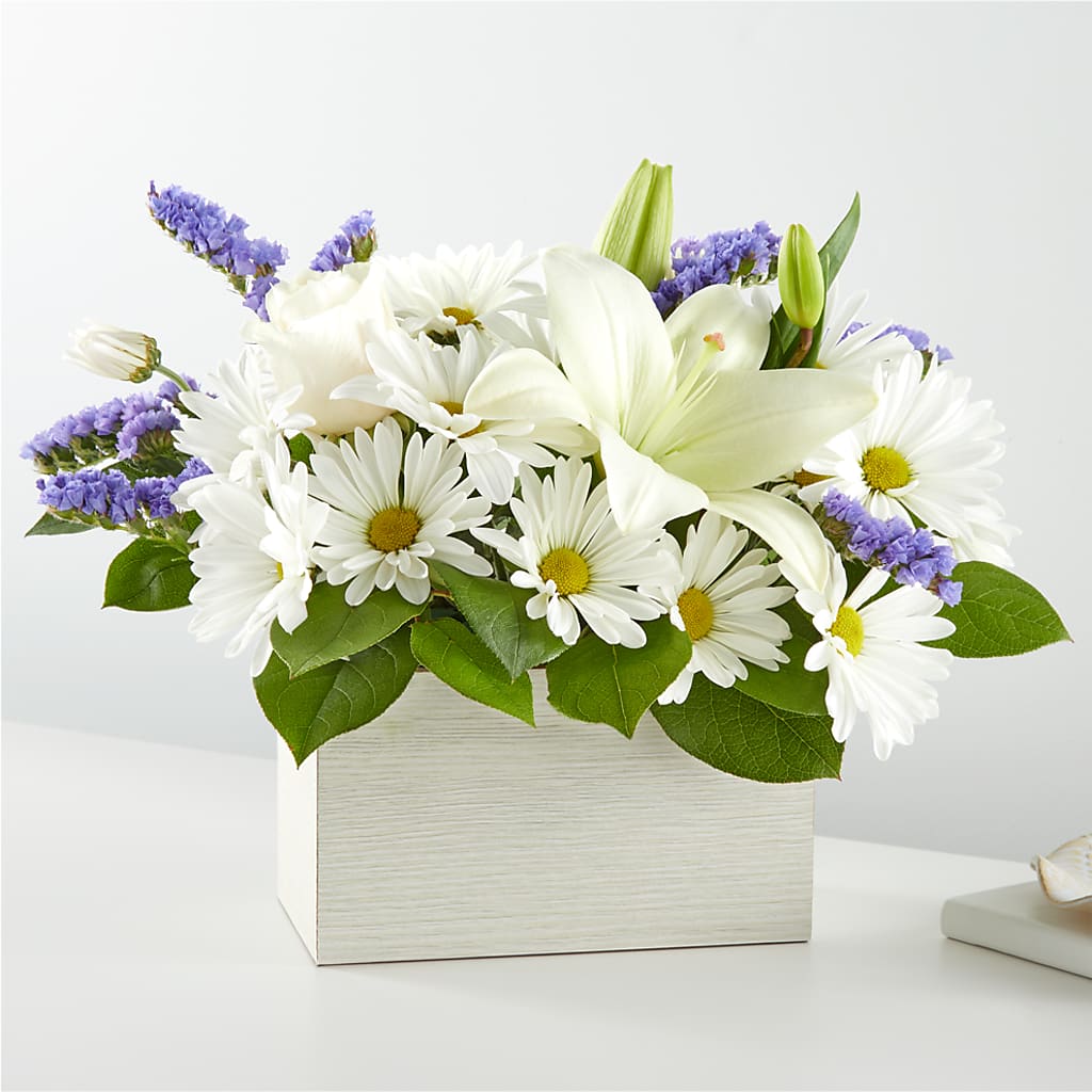Beyond Blue Box Bouquet – Oak Ridge Floral Company Llc, Oak Ridge TN