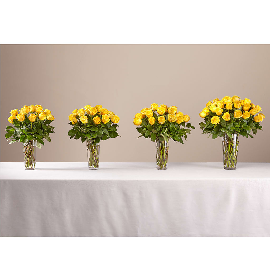 Long Stem Yellow Rose Bouquet – Oak Ridge Floral Company Llc, Oak Ridge TN