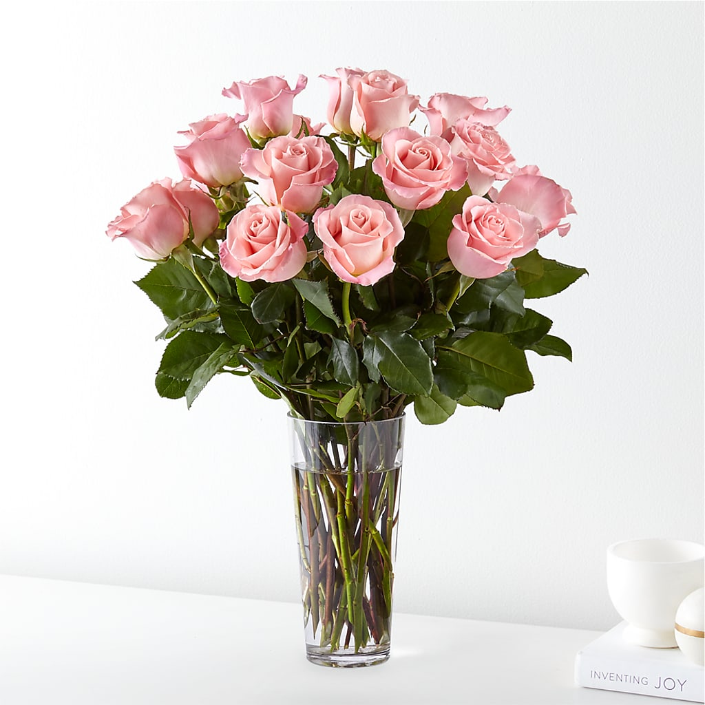 Long Stem Pink Rose Bouquet – Oak Ridge Floral Company Llc, Oak Ridge TN