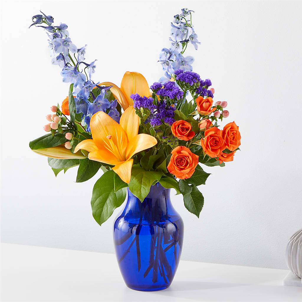 Radiant Citrus Bouquet – Oak Ridge Floral Company Llc, Oak Ridge TN