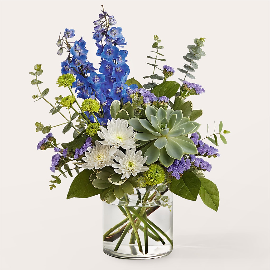Cerulean Waves Bouquet – Oak Ridge Floral Company Llc, Oak Ridge TN