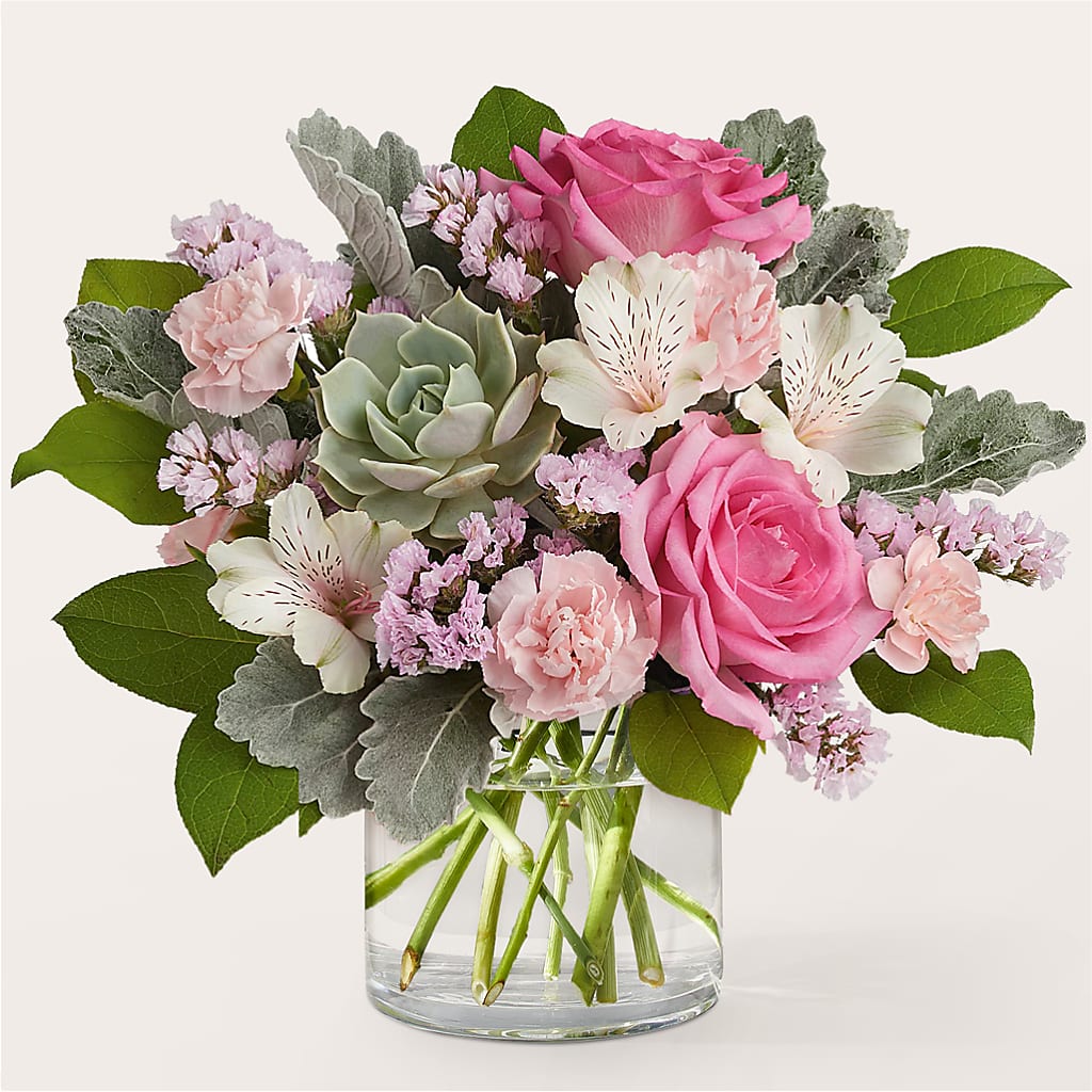 Dusty Rose Bouquet – Oak Ridge Floral Company Llc, Oak Ridge TN