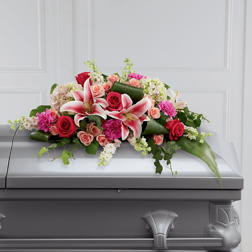 Splendid Grace Casket Spray – Oak Ridge Floral Company Llc, Oak Ridge TN
