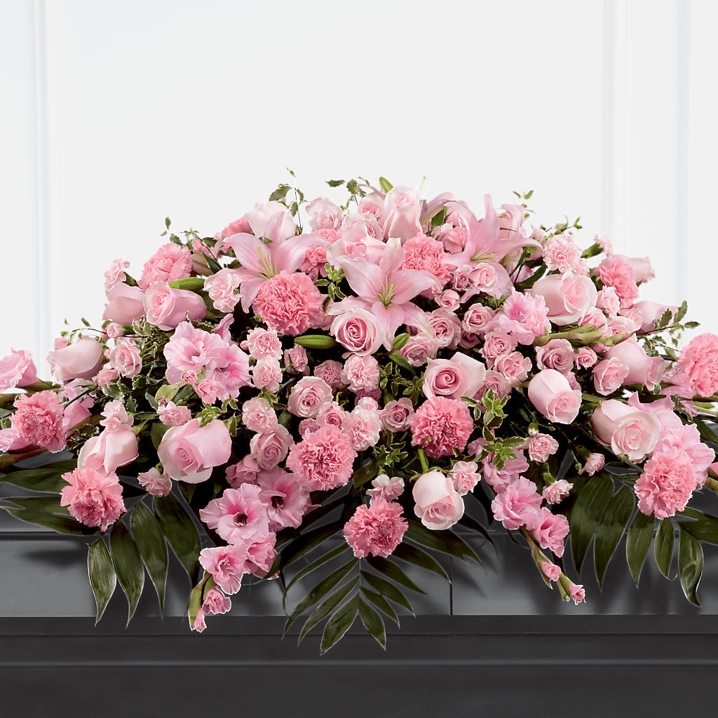 Garden of Comfort Casket Spray (Standard) – Oak Ridge Floral Company Llc, Oak Ridge TN