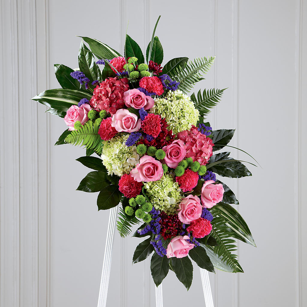 Refreshing Mix Standing Spray – Oak Ridge Floral Company Llc, Oak Ridge TN