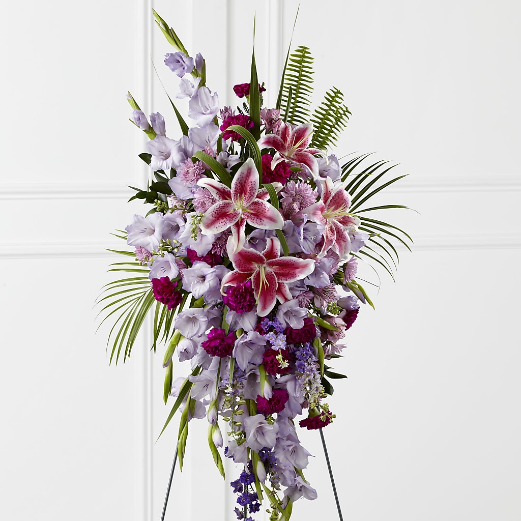 Tender Touch Standing Spray – Oak Ridge Floral Company Llc, Oak Ridge TN