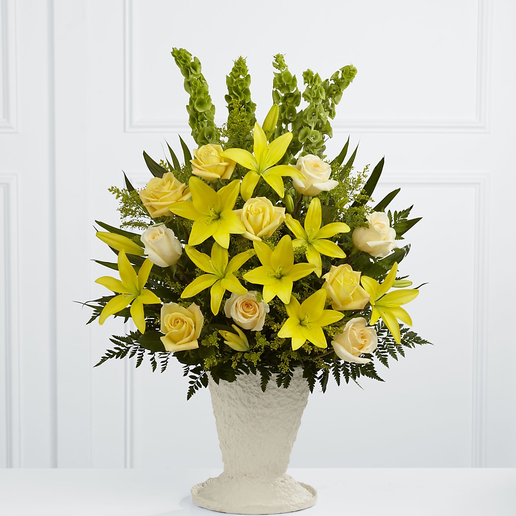 Golden Memories Arrangement – Oak Ridge Floral Company Llc, Oak Ridge TN