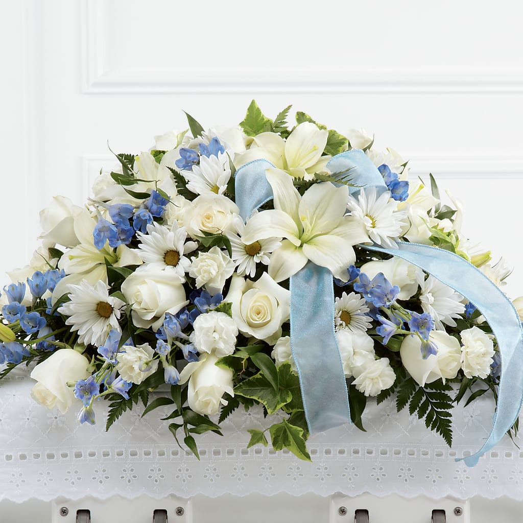 Tender Treasure Casket Spray – Oak Ridge Floral Company Llc, Oak Ridge TN