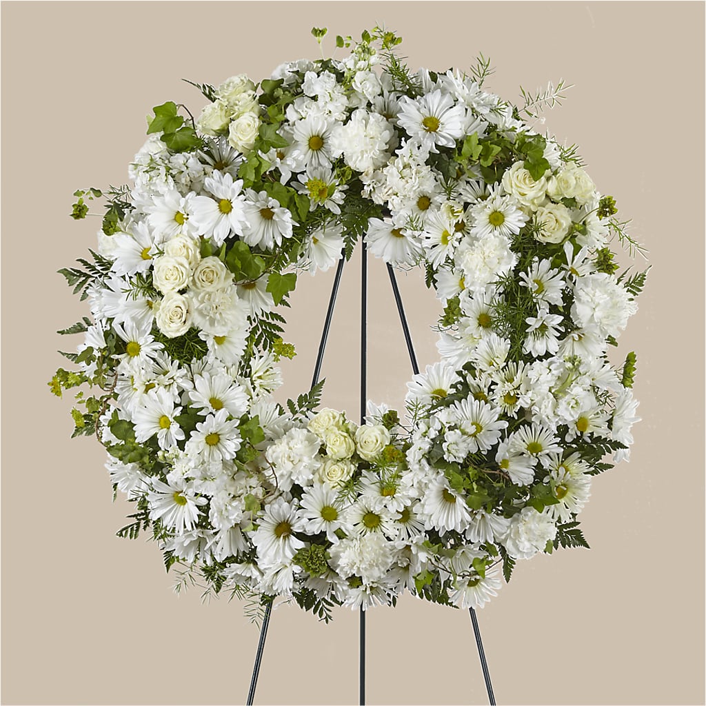 Faithful Wishes Wreath – Oak Ridge Floral Company Llc, Oak Ridge TN