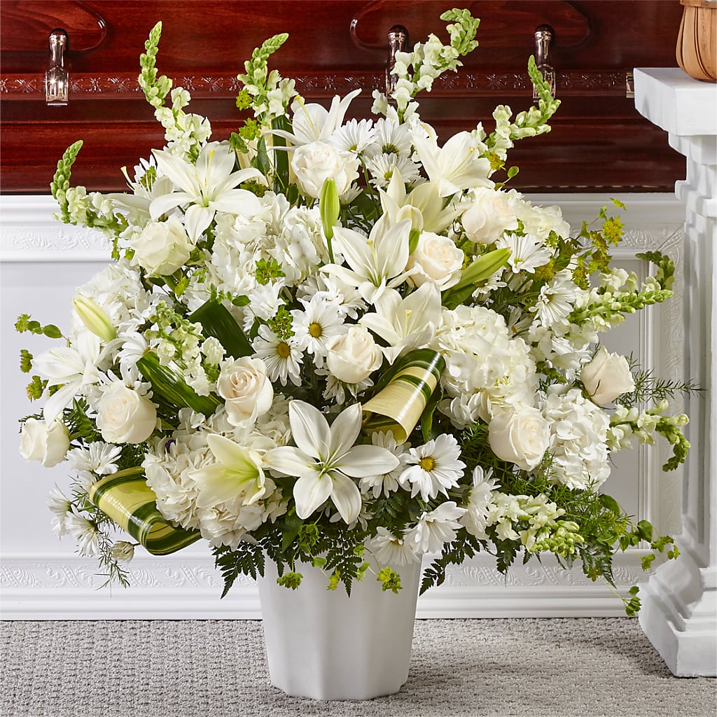 Thoughts of Tranquility Floor Basket – Oak Ridge Floral Company Llc, Oak Ridge TN