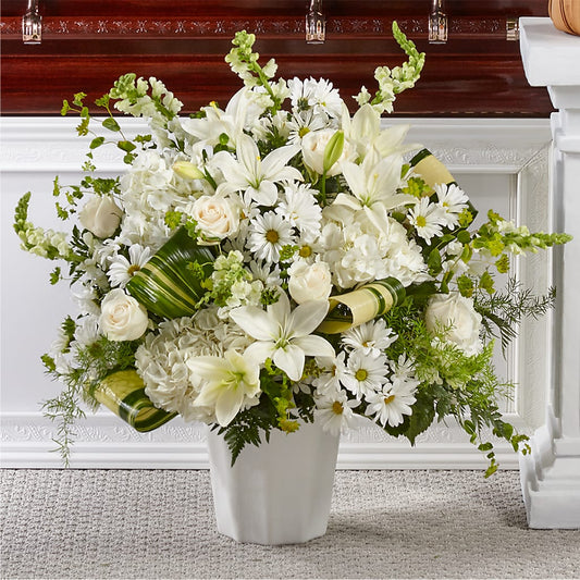 Thoughts of Tranquility Floor Basket – Oak Ridge Floral Company Llc, Oak Ridge TN