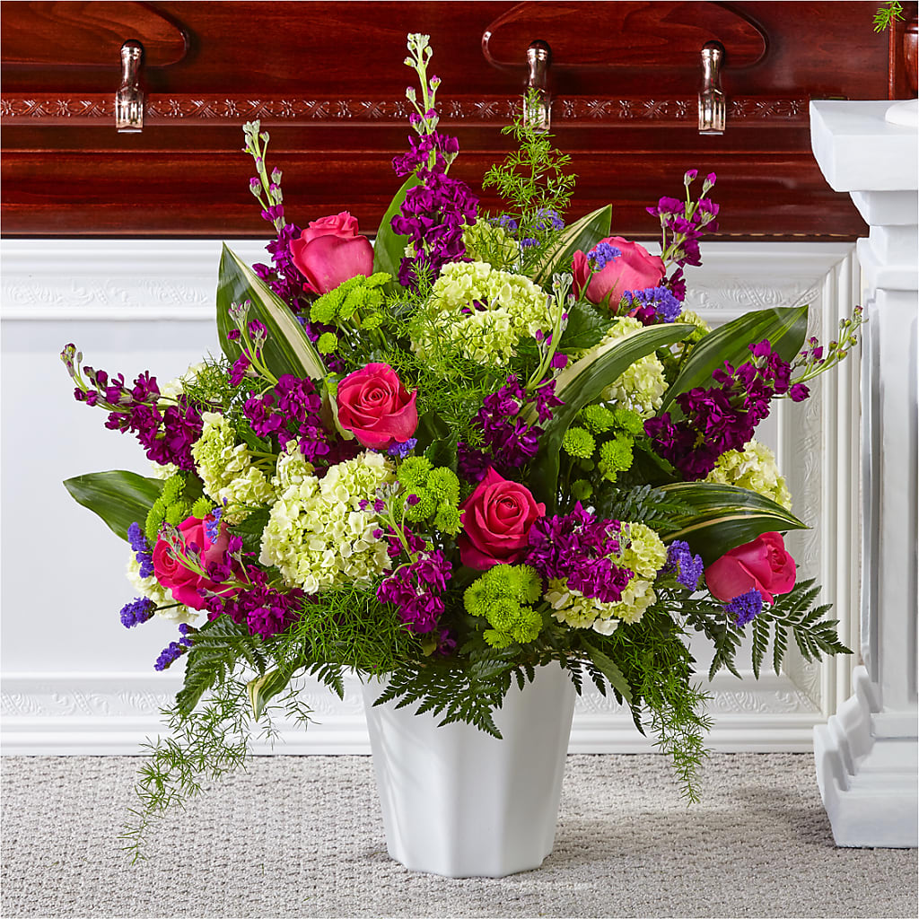 Beautiful Horizons Floor Basket – Oak Ridge Floral Company Llc, Oak Ridge TN