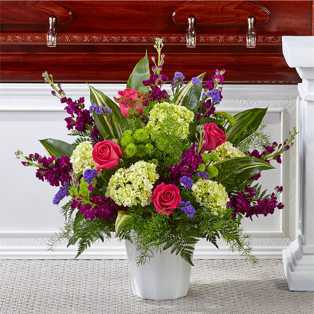 Beautiful Horizons Floor Basket – Oak Ridge Floral Company Llc, Oak Ridge TN