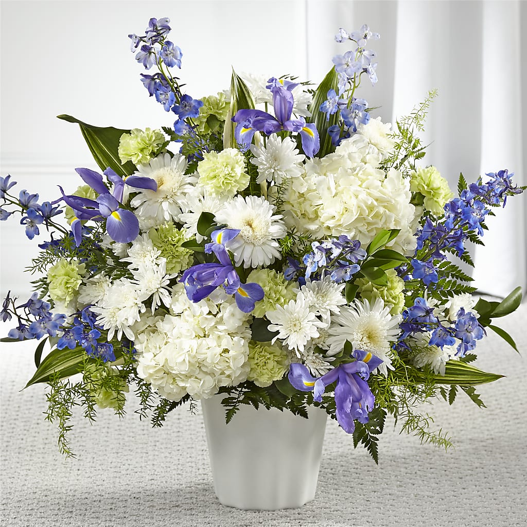 Soft Serenity Floor Basket – Oak Ridge Floral Company Llc, Oak Ridge TN