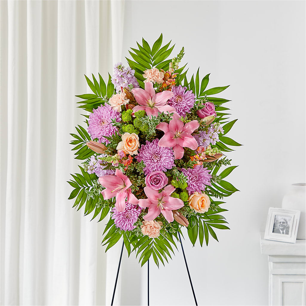 Love & Light Standing Spray – Oak Ridge Floral Company Llc, Oak Ridge TN