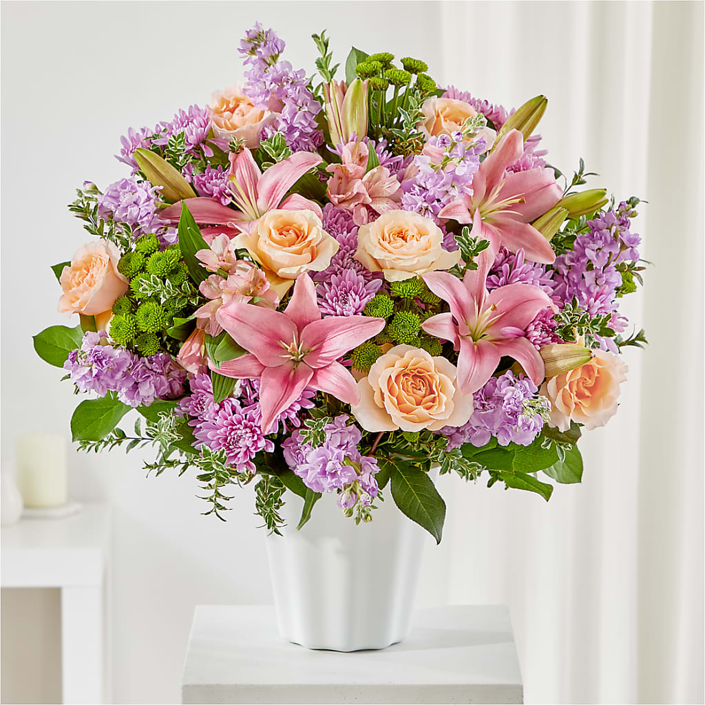 Supportive Embrace Tabletop Basket – Oak Ridge Floral Company Llc, Oak Ridge TN