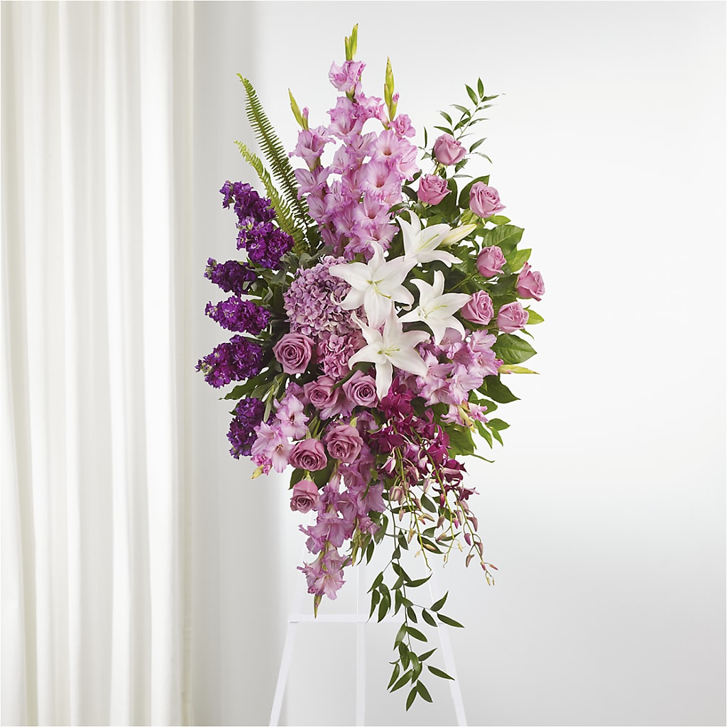 Never Alone Standing Spray – Oak Ridge Floral Company Llc, Oak Ridge TN