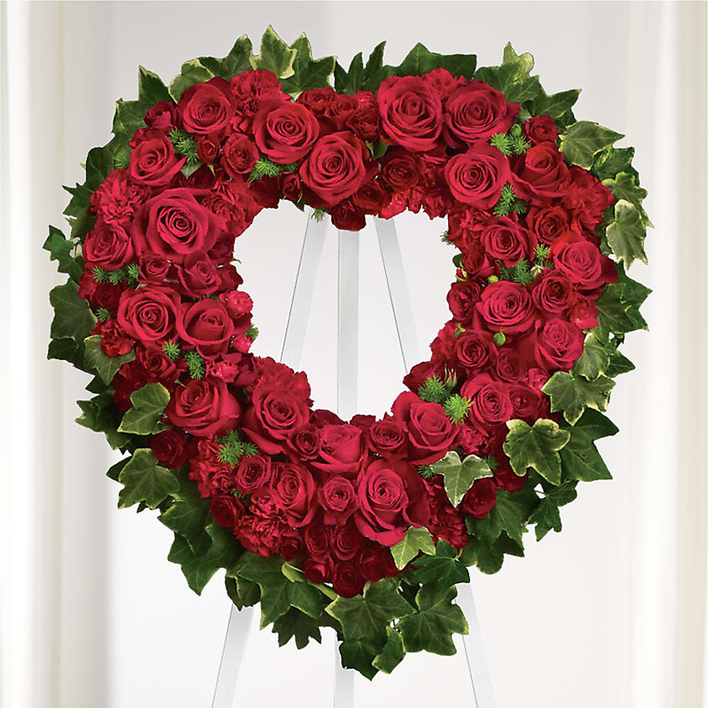 Wholehearted Standing Spray – Oak Ridge Floral Company Llc, Oak Ridge TN