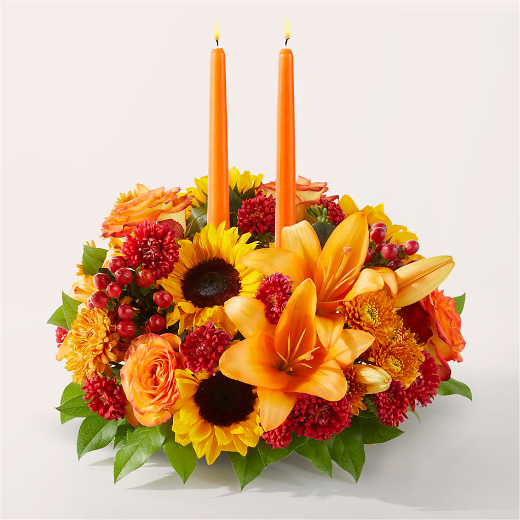 Grateful Centerpiece – Oak Ridge Floral Company Llc, Oak Ridge TN