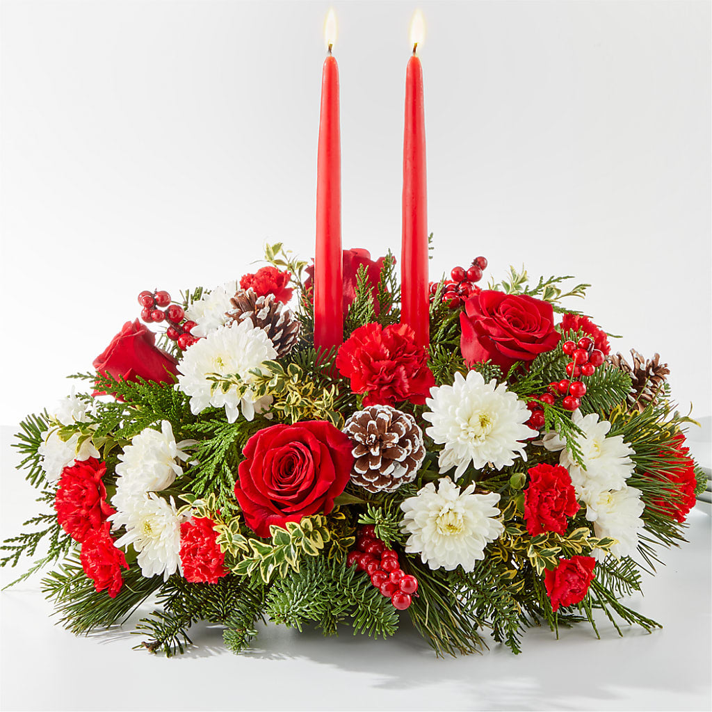 Holiday Soiree Centerpiece – Oak Ridge Floral Company Llc, Oak Ridge TN