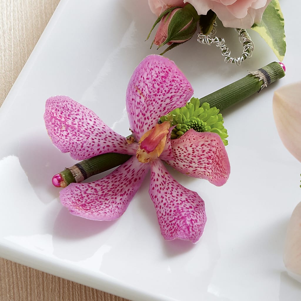 Pink Mokara Boutonniere – Oak Ridge Floral Company Llc, Oak Ridge TN