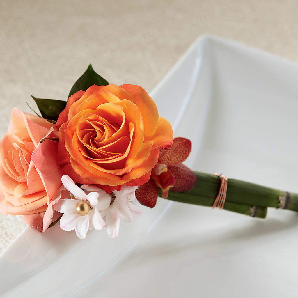 Sunset Dream Boutonniere – Oak Ridge Floral Company Llc, Oak Ridge TN