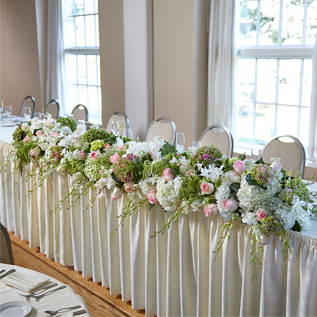 State of Joy Head Table Arrangement – Oak Ridge Floral Company Llc, Oak Ridge TN