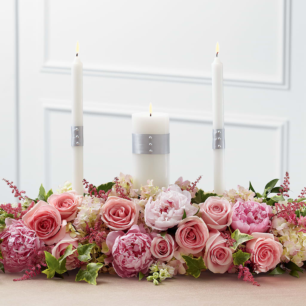 Worldwide Romance Unity Candle Arrangement – Oak Ridge Floral Company Llc, Oak Ridge TN