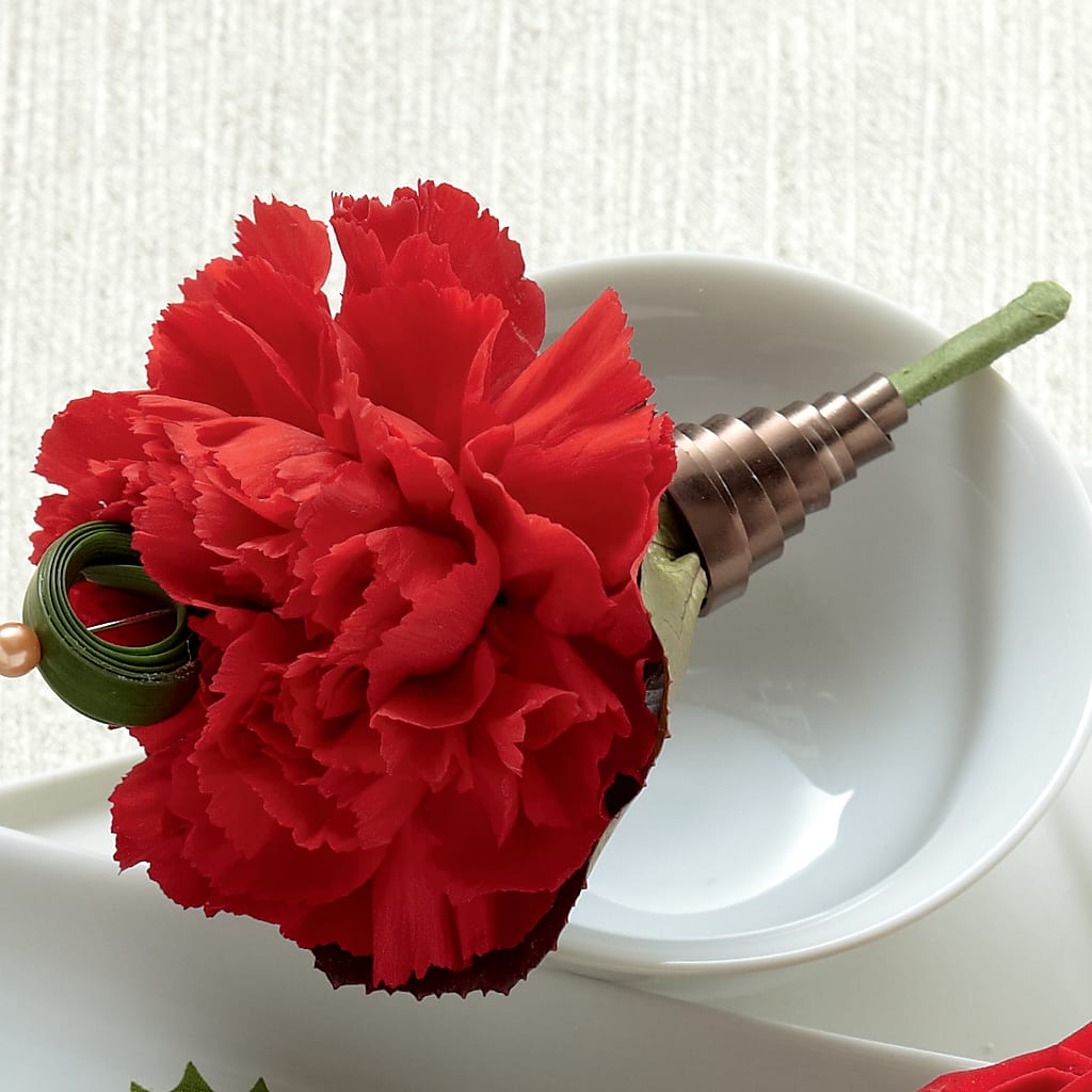 Red Carnation Boutonniere – Oak Ridge Floral Company Llc, Oak Ridge TN