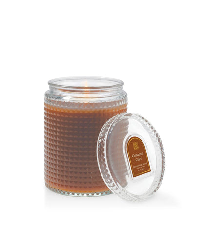 Aromatique: Textured Glass Candle with Lid 15 oz –  Oak Ridge Floral Company Llc, Oak Ridge TN