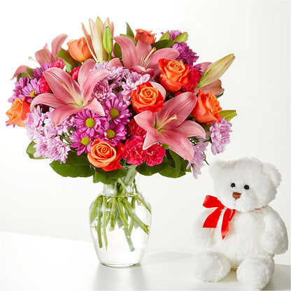One and Only Bouquet and Bear Bundle –  Oak Ridge Floral Company Llc, Oak Ridge TN