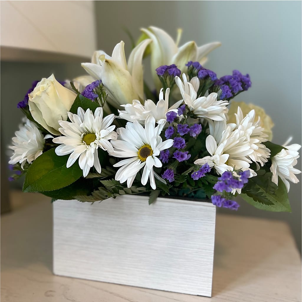 Beyond Blue Box Bouquet –  Oak Ridge Floral Company Llc, Oak Ridge TN