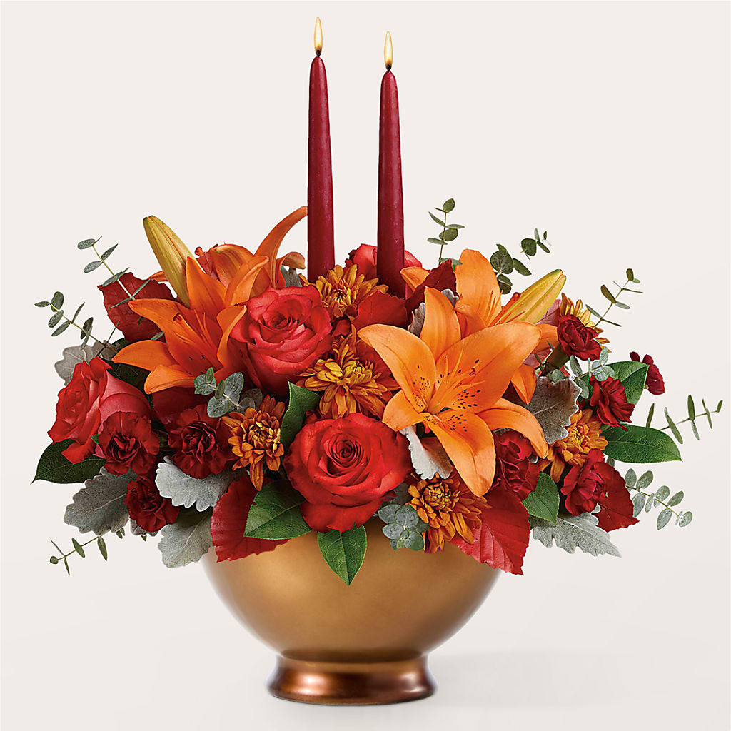 Fruits of Fall Centerpiece –  Oak Ridge Floral Company Llc, Oak Ridge TN