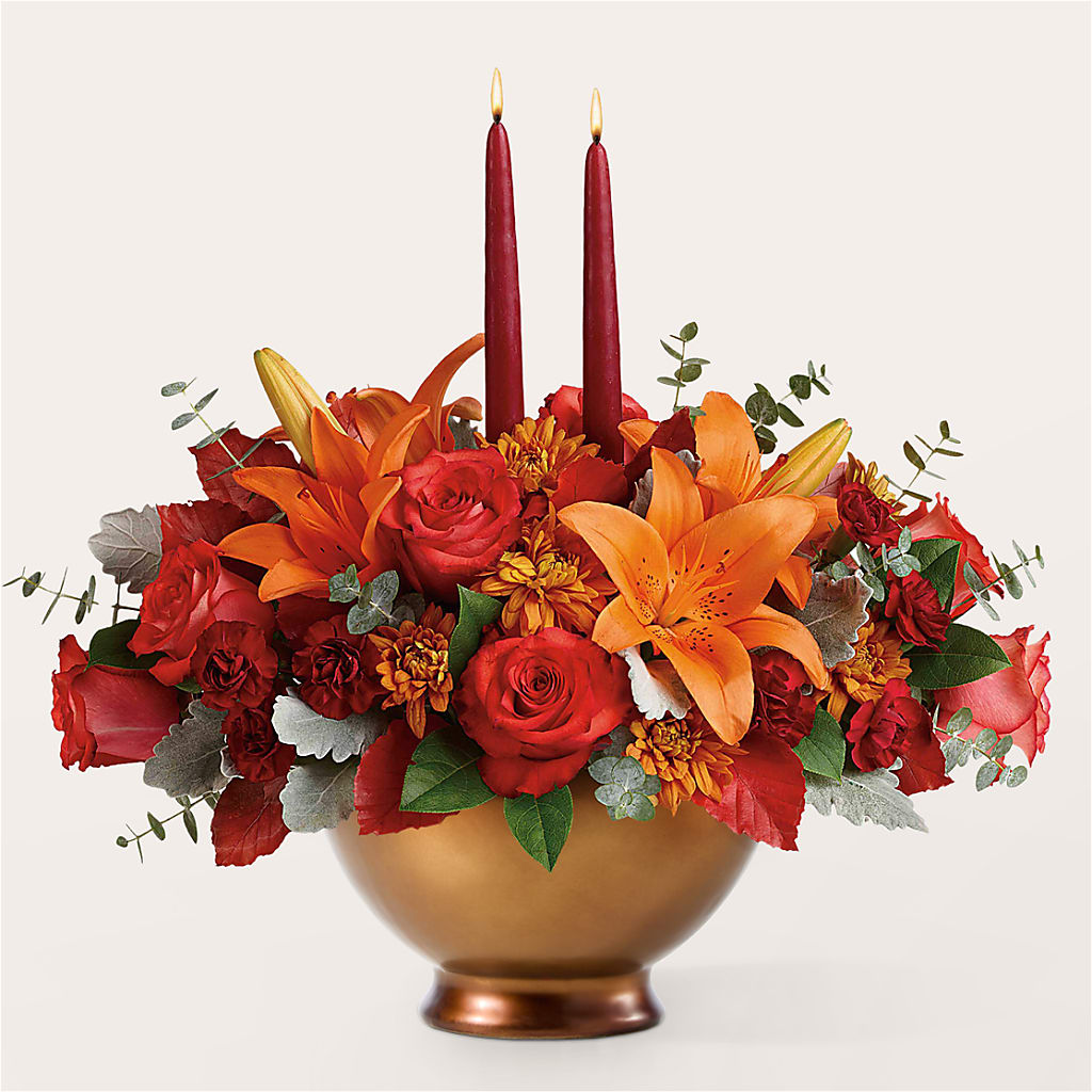 Fruits of Fall Centerpiece –  Oak Ridge Floral Company Llc, Oak Ridge TN