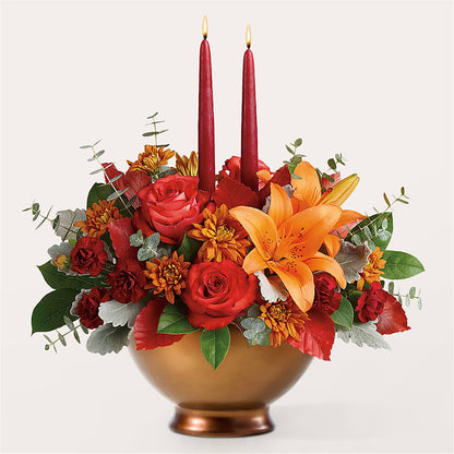 Fruits of Fall Centerpiece –  Oak Ridge Floral Company Llc, Oak Ridge TN
