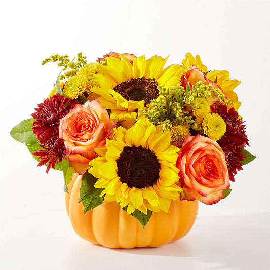 Golden Gourd Pumpkin Bouquet –  Oak Ridge Floral Company Llc, Oak Ridge TN