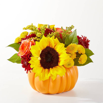 Golden Gourd Pumpkin Bouquet –  Oak Ridge Floral Company Llc, Oak Ridge TN