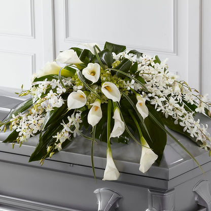 Angel Wings Casket Spray –  Oak Ridge Floral Company Llc, Oak Ridge TN