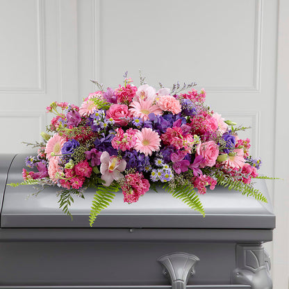 Glorious Garden Casket Spray –  Oak Ridge Floral Company Llc, Oak Ridge TN