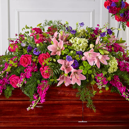 Radiant Tribute Casket Spray –  Oak Ridge Floral Company Llc, Oak Ridge TN