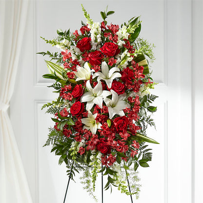 Everlasting Memory Standing Spray –  Oak Ridge Floral Company Llc, Oak Ridge TN