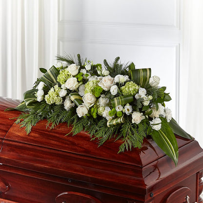 Hopeful Gesture Casket Spray –  Oak Ridge Floral Company Llc, Oak Ridge TN