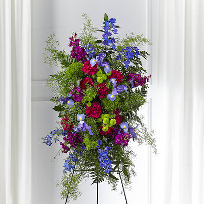 Heavenly Skies Standing Spray –  Oak Ridge Floral Company Llc, Oak Ridge TN
