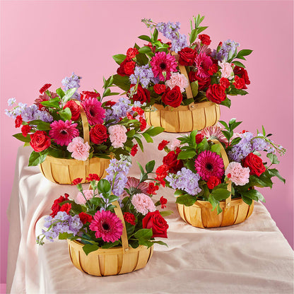 Pink Picnic Basket –  Oak Ridge Floral Company Llc, Oak Ridge TN