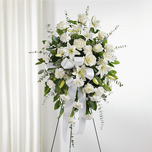 With Care Standing Spray –  Oak Ridge Floral Company Llc, Oak Ridge TN