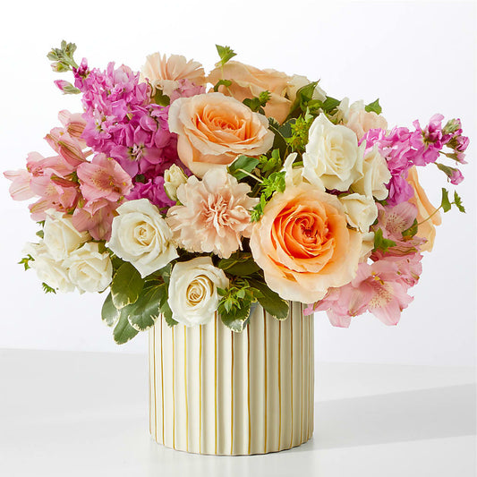Paradise Bouquet with Ivory Vase –  Oak Ridge Floral Company Llc, Oak Ridge TN