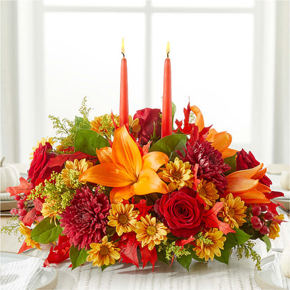 Autumn's Embrace Centerpiece –  Oak Ridge Floral Company Llc, Oak Ridge TN